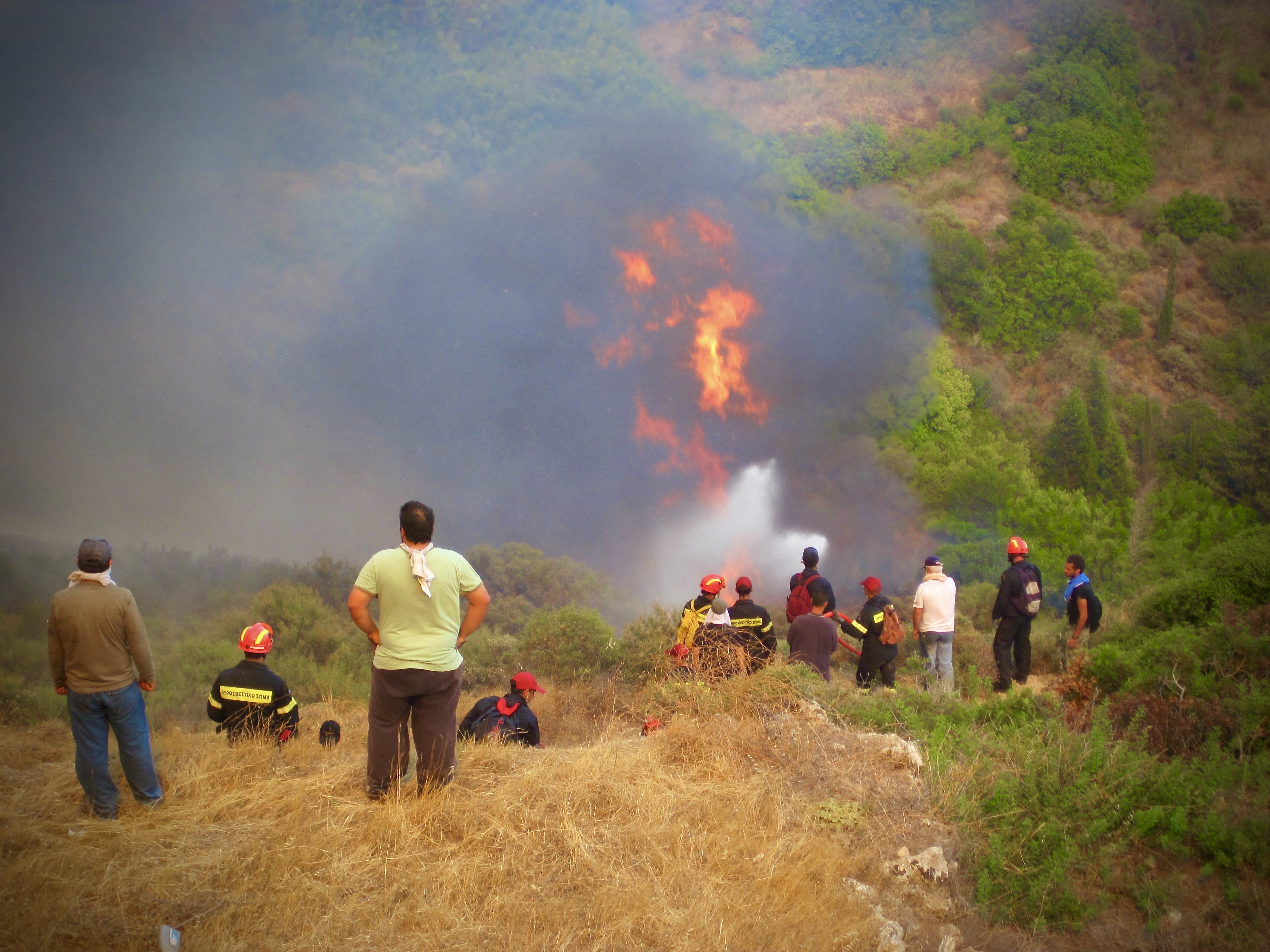 Wildfire on Kythera